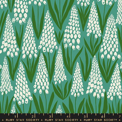Ruby Star Society: Endpaper by Jen Hewett - Muscari in Watercress
