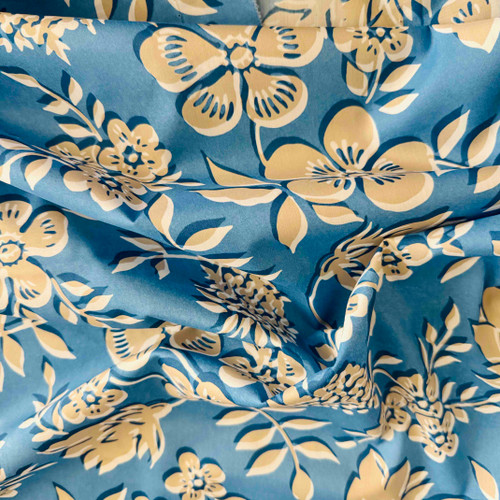 Liberty Fabrics: Edenham Haze C (Light Blue) Tana Lawn® 