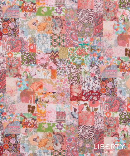 Liberty Fabrics: Archive Patchwork A (Pink) Tana Lawn® 