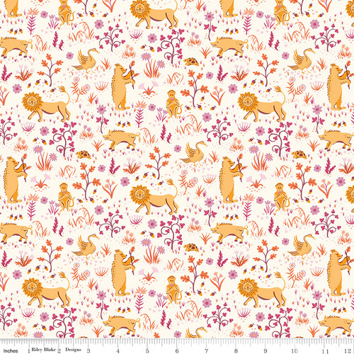 Liberty Quilting: Tree of Life - Tudor Fauna C