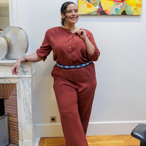 Coralie Bijasson France: Astrid & Cie Blouse, Dress, Romper, Jumpsuit Sewing Pattern