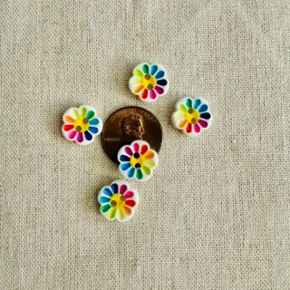 Rainbow Slice Button - 12.5 mm (0.5")