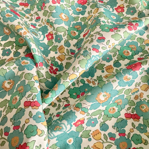 Liberty Fabrics: Betsy D (Aqua Green) Tana Lawn®