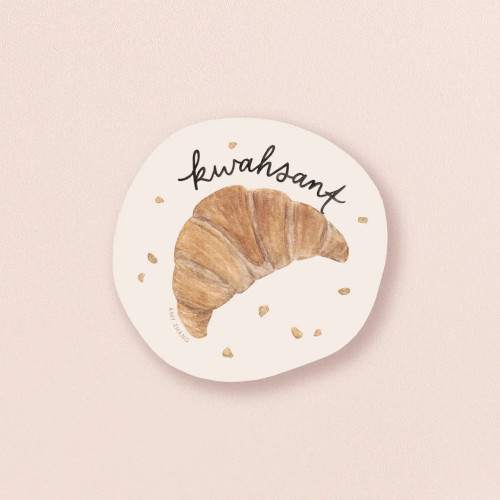 Amy Zhang: Kwah-sant Croissant Sticker