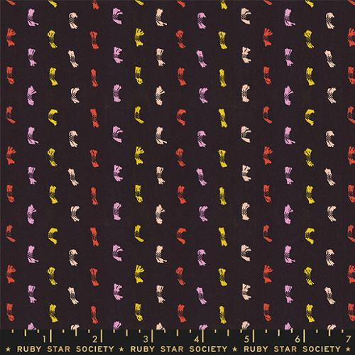 Ruby Star Society - Warp Weft Honey: Flicker in Black (Bolt 2)