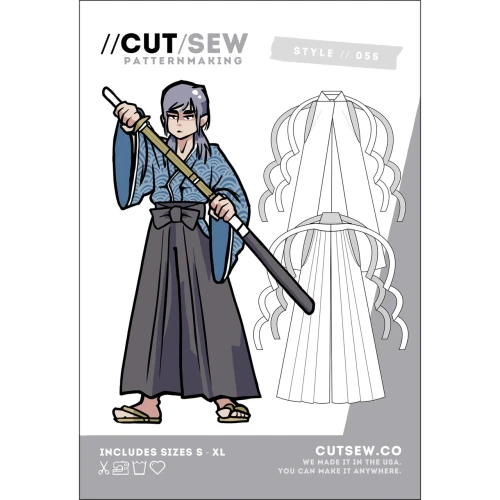 Cut/Sew Patterns: Hakama