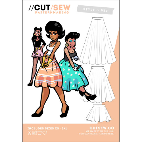 Cut/Sew Patterns: Circle Skirts
