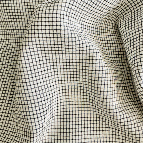 White Grid (Pure Linen 51" wide)