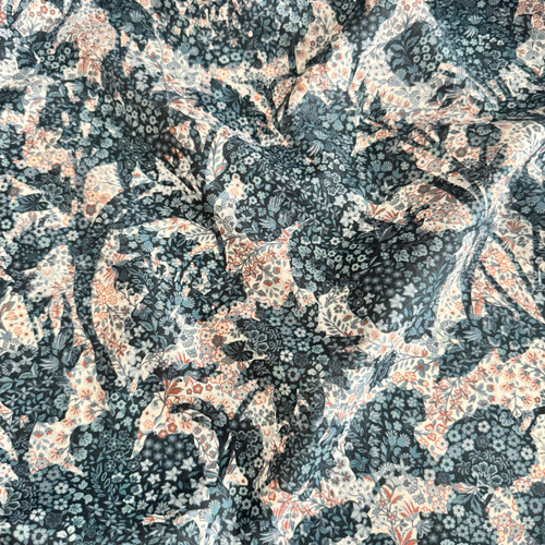 Liberty Fabrics: Marquess Belle A (Blue) Tana Lawn® 