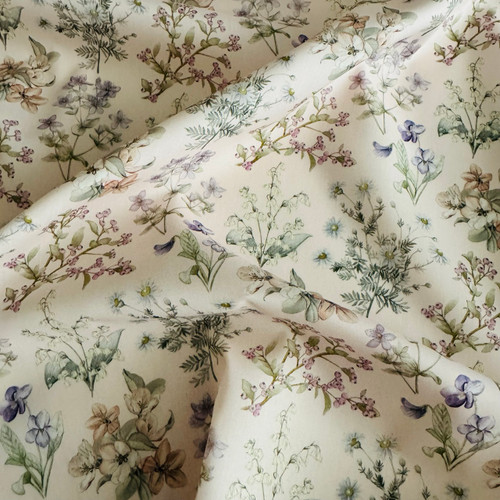 Liberty Fabrics: Floral Remedy B (Blush Base) Tana Lawn® 
