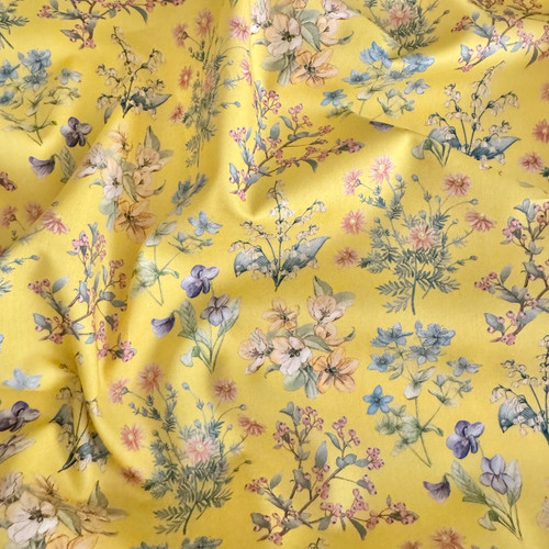 Liberty Fabrics: Floral Remedy C (Yellow) Tana Lawn® 