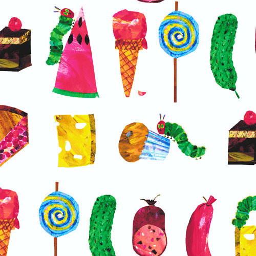 Andover: Eric Carle - The Very Hungry Caterpillar - Lunch Munch - 1.5 yards