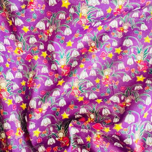 Liberty Fabrics: Liberty Elves C (Purple) Tana Lawn® 