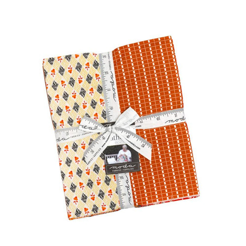 Moda: Gathered Lollies by Jen Kingwell - Half Yard Bundle in Hazel (8 pcs)