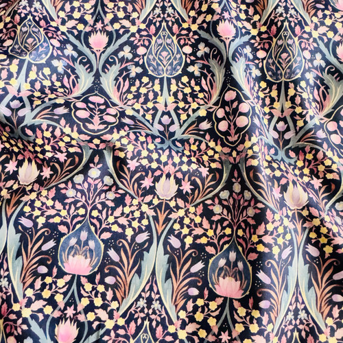 Liberty Fabrics: Watercolour Garden B (Purple) Tana Lawn® 