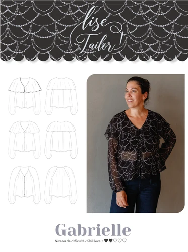 Lise Tailor - Gabrielle Blouse Sewing Pattern