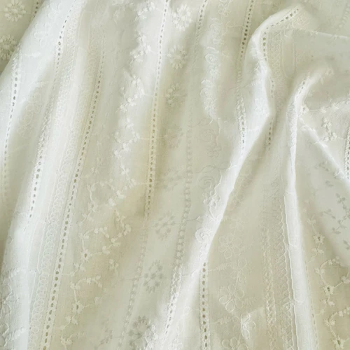 Philomena Embroidered Voile / Lawn - 53" wide