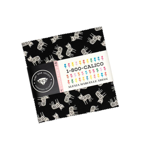Ruby Star Society: 1-800-Calico by Alexia Marcelle Abegg - Charm Pack (5" Squares)