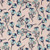 Liberty Fabrics: Ros W (Blush / Blue) Tana Lawn®
