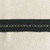 Criss Cross Faggoting Insertion - Black