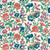 Liberty Fabrics: Mamie C Organic Tana Lawn®(Blue and Red)