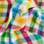 Rainbow Check Double Gauze