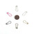 Round Bottomed Safety Pins