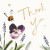 Anna Wright: Bumble Bee Thank You Gold Foil Card