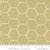 Moda: Bee Garden by Gingiber - Honeycomb in Porcelain Metallic
