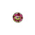 Pink Dahlia Round Ceramic Button