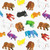 Andover Eric Carle - Brown Bear Brown Bear - 0.25 yards (remnant)