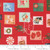 Moda: Tiny Christmas by Lizzy House - Christmas Stamps in Christmas Red