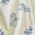 Misaki Embroidered Blue Floral on White - 53" wide x 2.25 yards