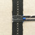 Criss Cross Faggoting Insertion - Black - 3 yards