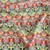 Liberty Fabrics: Ianthe Sparkle A (Red Green Metallic) Tana Lawn® 