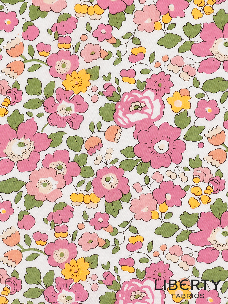 Liberty Fabrics: Betsy U (Neon Orange) Tana Lawn®