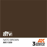 AK Interactive 3G Acrylic NATO Brown AK11359 AK Interactive 3G Acrylic NATO Brown AK11359