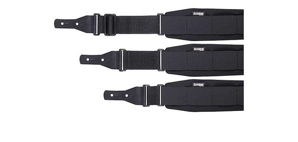 Comfort Strapp, Black w/ Dark Blue Pad *LONG