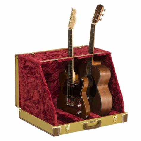 Fender Classic Series Case/Stand (Holds 3 Instruments) *Tweed*