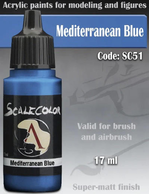 Scale75 Scale Color Bottle Mediterranean Blue SC-51 Scale75 Scale Color Bottle Mediterranean Blue SC-51