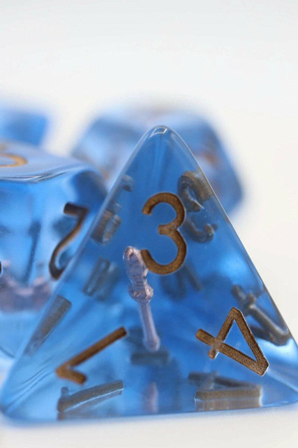 Foam Brain Games Wizards Wand Class RPG Dice Set Foam Brain Games Wizards Wand Class RPG Dice Set