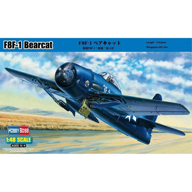 HobbyBoss 1/48 F8F-1 Bearcat 80356 HobbyBoss 1/48 F8F-1 Bearcat 80356