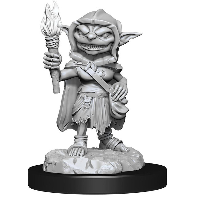 WizKids Pathfinder Deep Cuts Unpainted Miniatures W13 Goblin Rogue Female