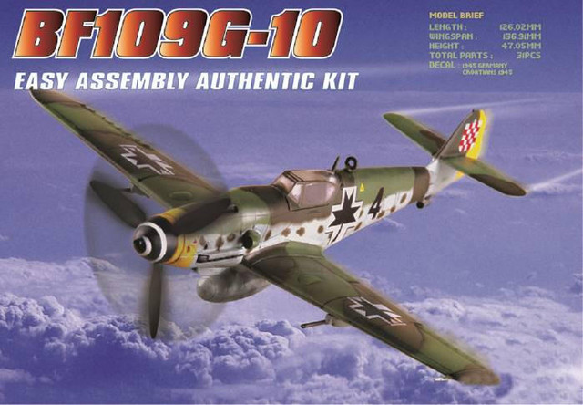 HobbyBoss 1/72 Bf109 G-10 Easy Kit 80227 HobbyBoss 1/72 Bf109 G-10 Easy Kit 80227