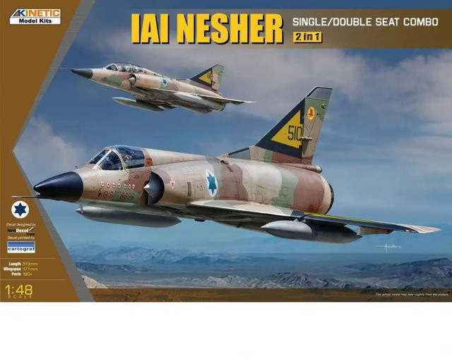 Kinetic 1/48 IAI Nesher 2in1 48056