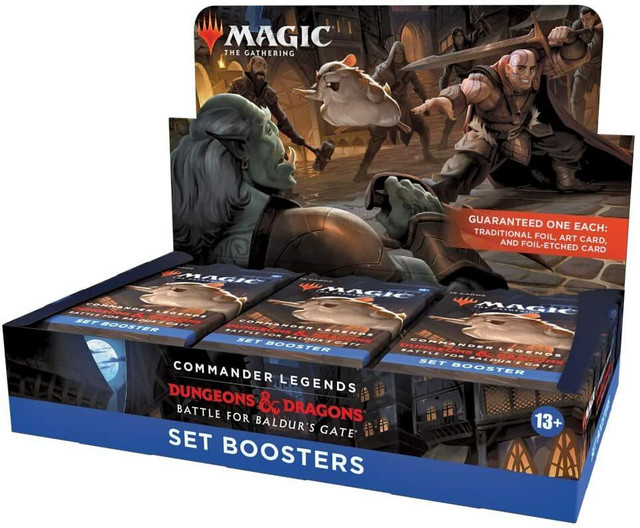 Wizards of the Coast Magic the Gathering Commander Legends- Battle for Baldurs Gate Set Booster Display Wizards of the Coast Magic the Gathering Commander Legends- Battle for Baldurs Gate Set Booster Display