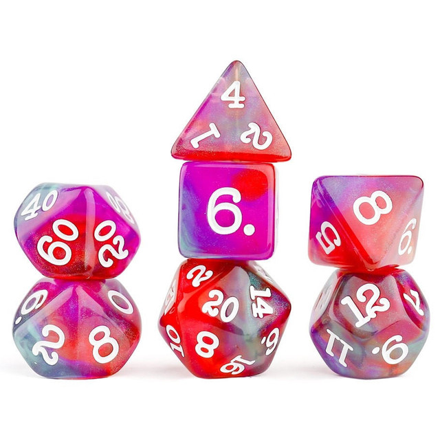 Sirius Dice RPG Dice Set (7): Dragonfruit Sirius Dice RPG Dice Set (7): Dragonfruit