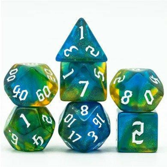 Foam Brain Games Nature Elemental RPG Dice Set