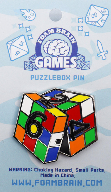 Foam Brain Games Puzzlebox Pin