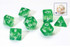 Sirius Dice RPG Dice Set 7 Translucent Green Resin